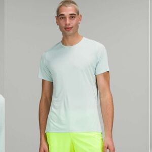 Lululemon Fast and Free Short Sleeve Heathered Delicate Mint NWT Large